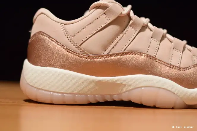 Cheap TBK Jordan GS Low 11 Rose Air Gold AH7860-105 0403
